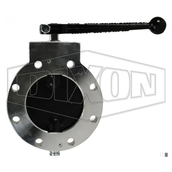 Betts Wet-R-Dri Butterfly Valve, 3 in Nominal, TTMA Flange End Style, Aluminum Body